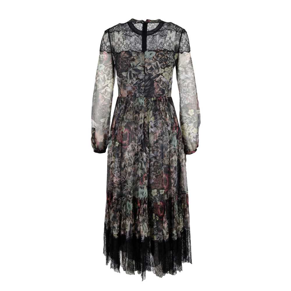 Red Valentino Lace Trimmed Floral Print Dress - '… - image 2