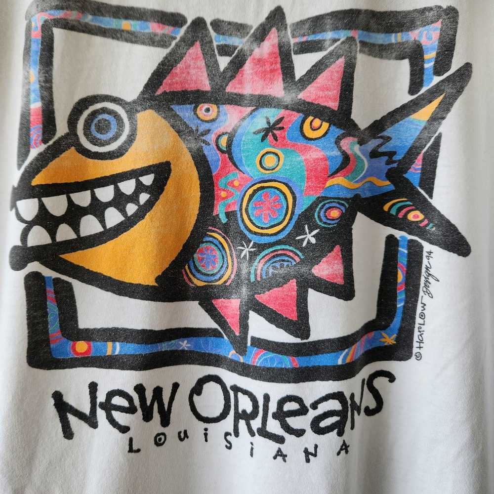 Vintage 1994 Harlow Designs New Orleans T Shirt - image 6