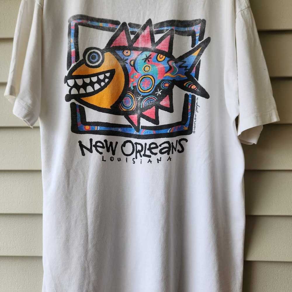 Vintage 1994 Harlow Designs New Orleans T Shirt - image 8