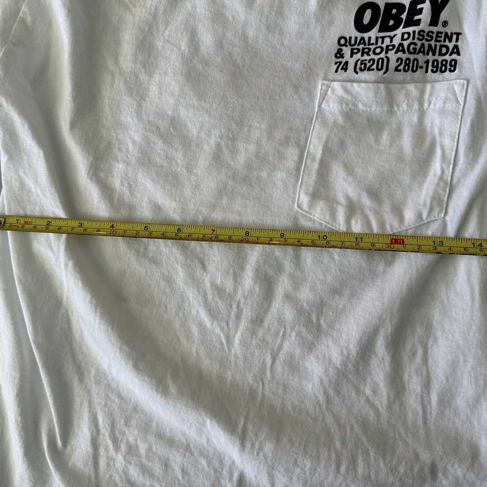 Obey teens small tee shirt - image 6