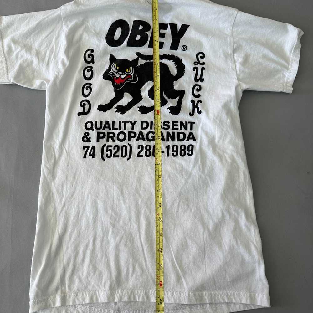 Obey teens small tee shirt - image 9