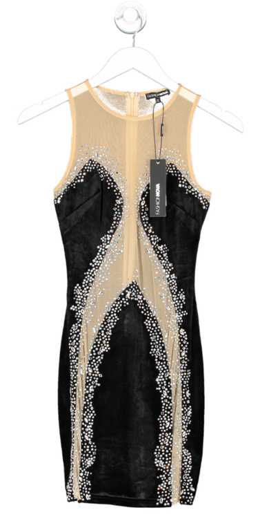 Fashion Nova Black Talk Of Town Velvet Mini Dress… - image 1
