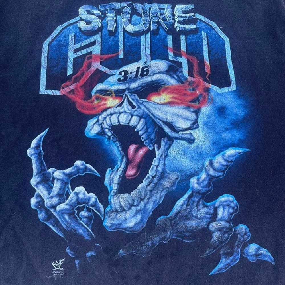 Vintage Stone Cold Steve Austin WWE Shirt - image 3