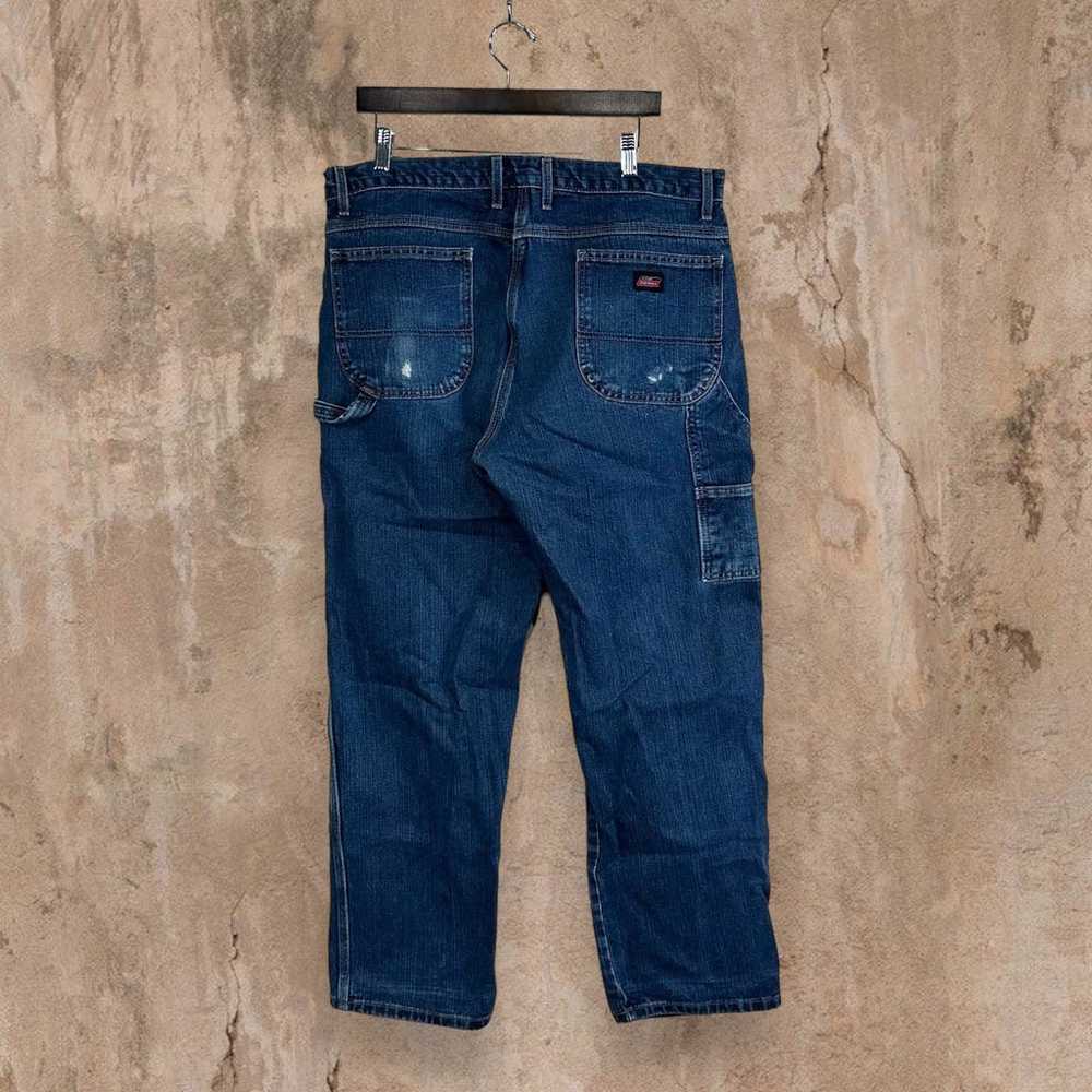 Vintage Dickies Carpenter Jeans Dark Wash Work We… - image 2