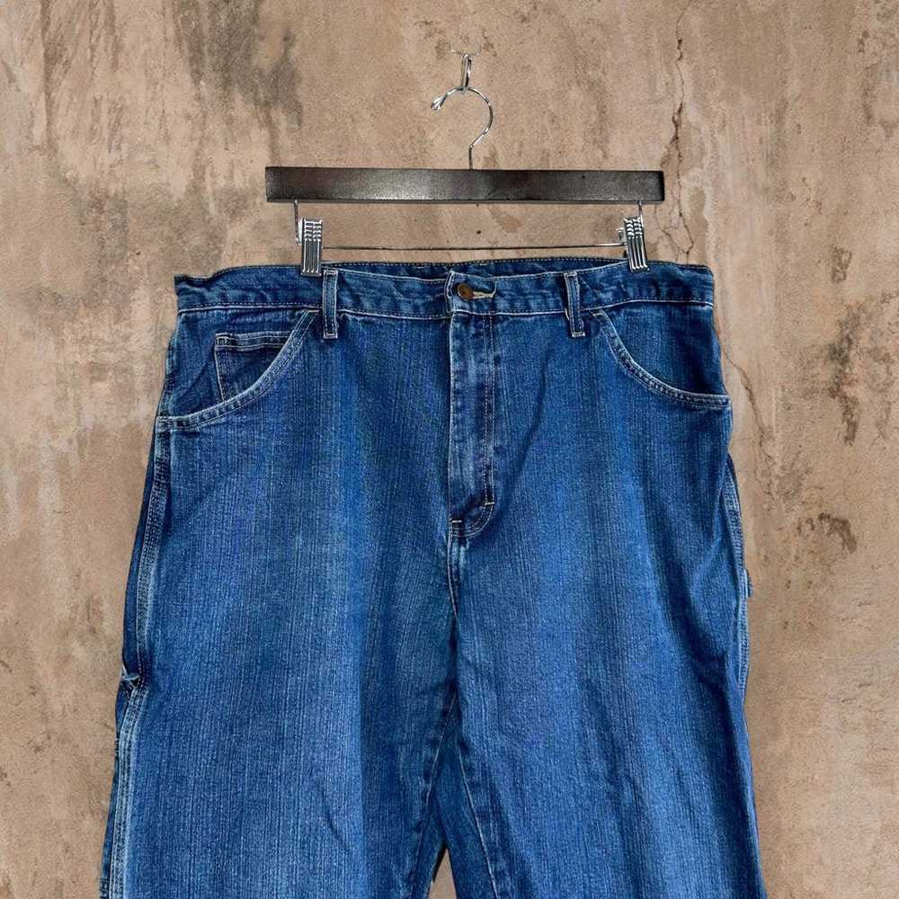 Vintage Dickies Carpenter Jeans Dark Wash Work We… - image 4
