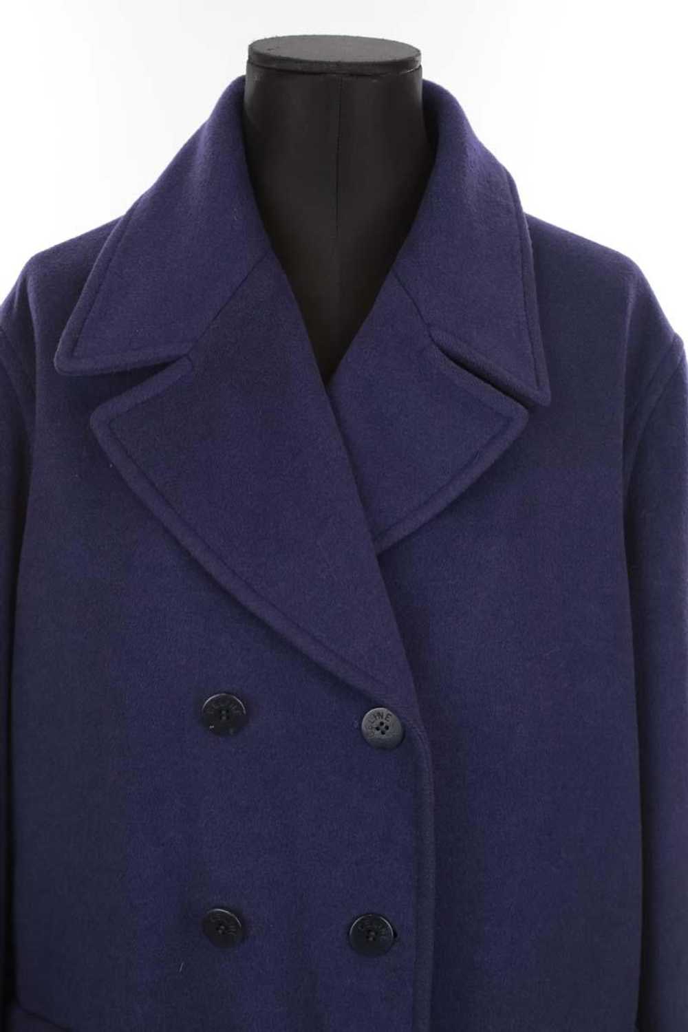 Circular Clothing Manteau en laine Celine violet.… - image 2