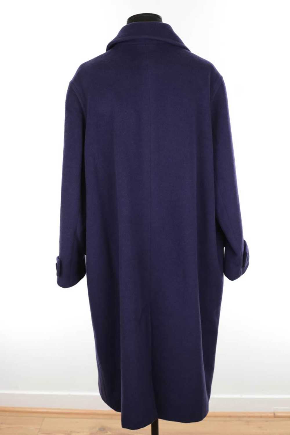 Circular Clothing Manteau en laine Celine violet.… - image 5