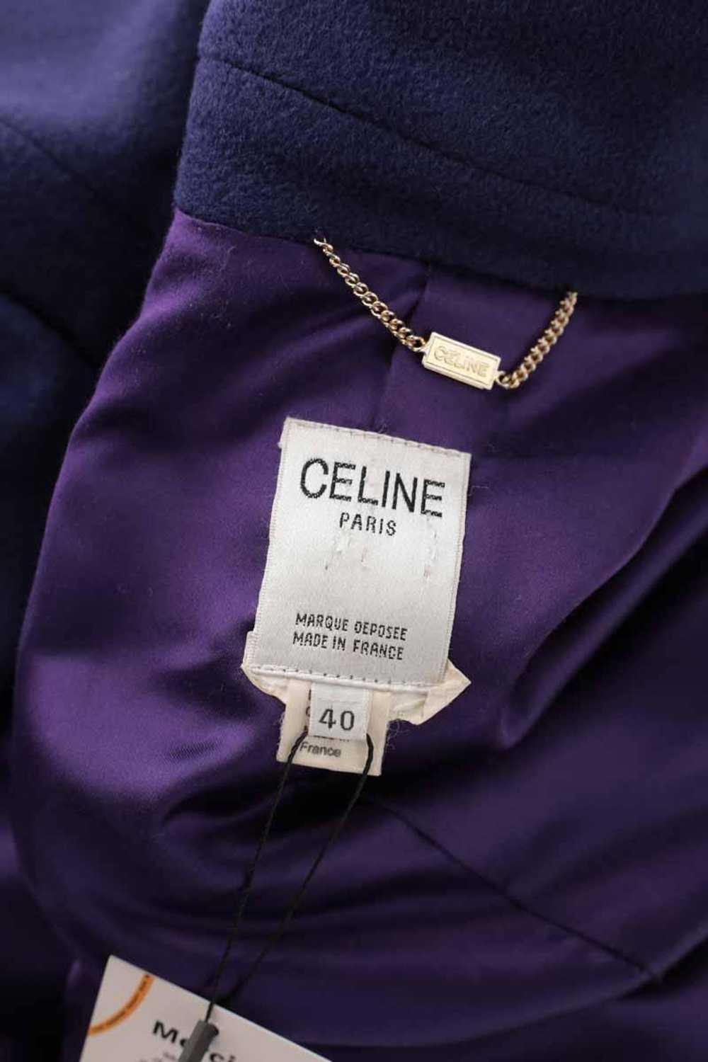 Circular Clothing Manteau en laine Celine violet.… - image 6