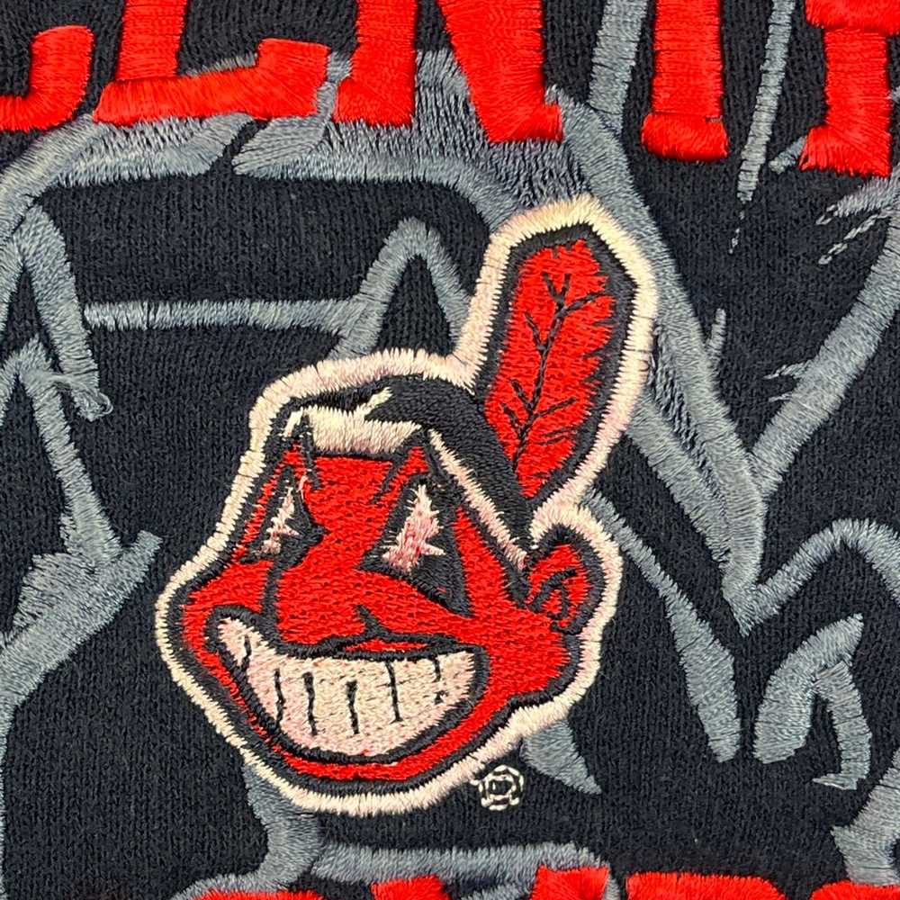 Vintage Cleveland Indians Chief Crewneck Sweatshi… - image 4