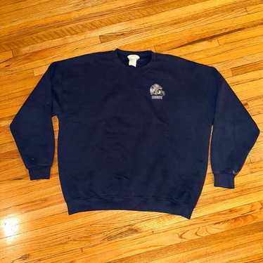 Vintage 1993 Dallas Cowboys Big Spell Out Stripe Crewneck - S – Steep Store