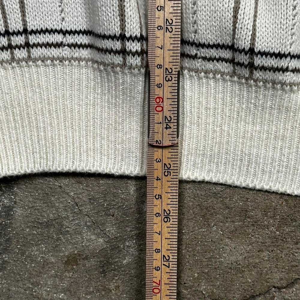 Vintage Made In USA Cypress Links AOP Knit Sweate… - image 8