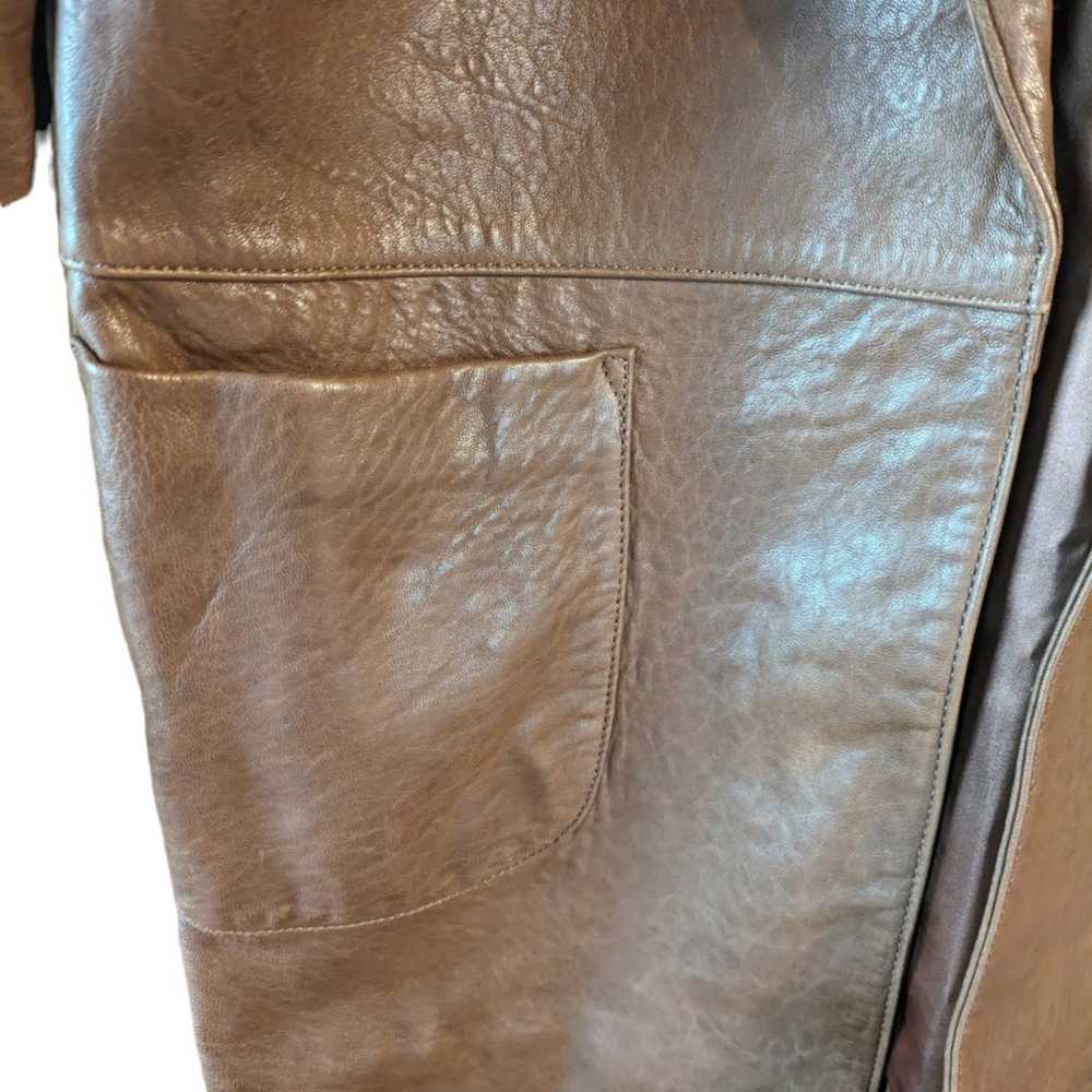 Vintage Berman's Men's Genuine Leather Jacket Bro… - image 2