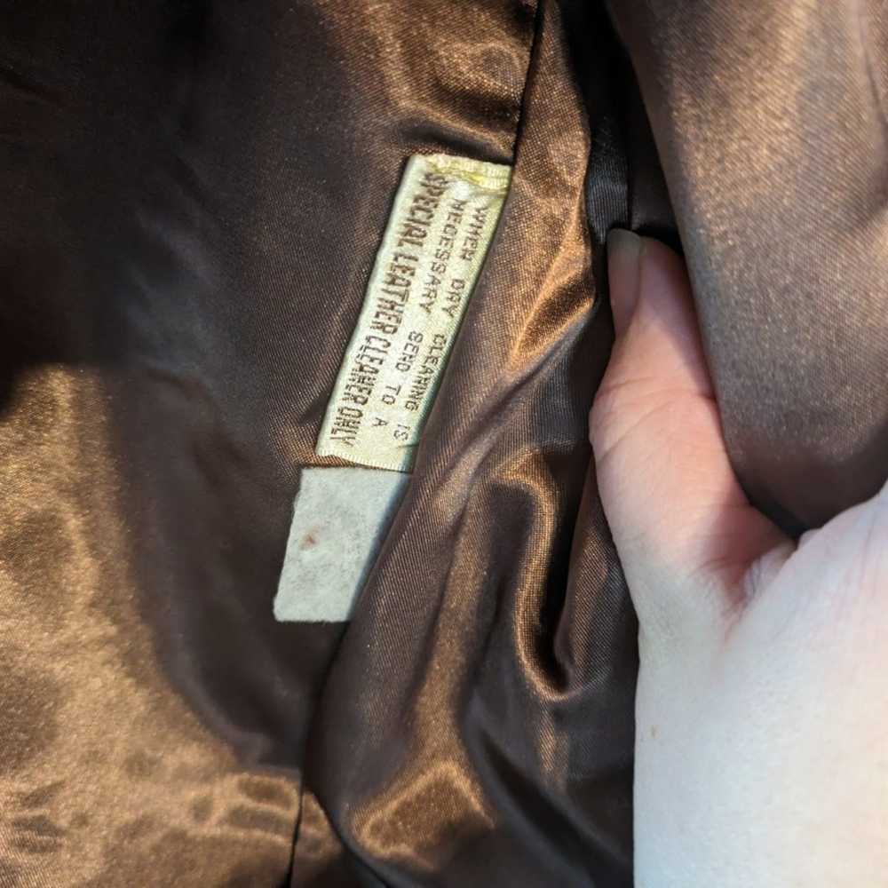 Vintage Berman's Men's Genuine Leather Jacket Bro… - image 5