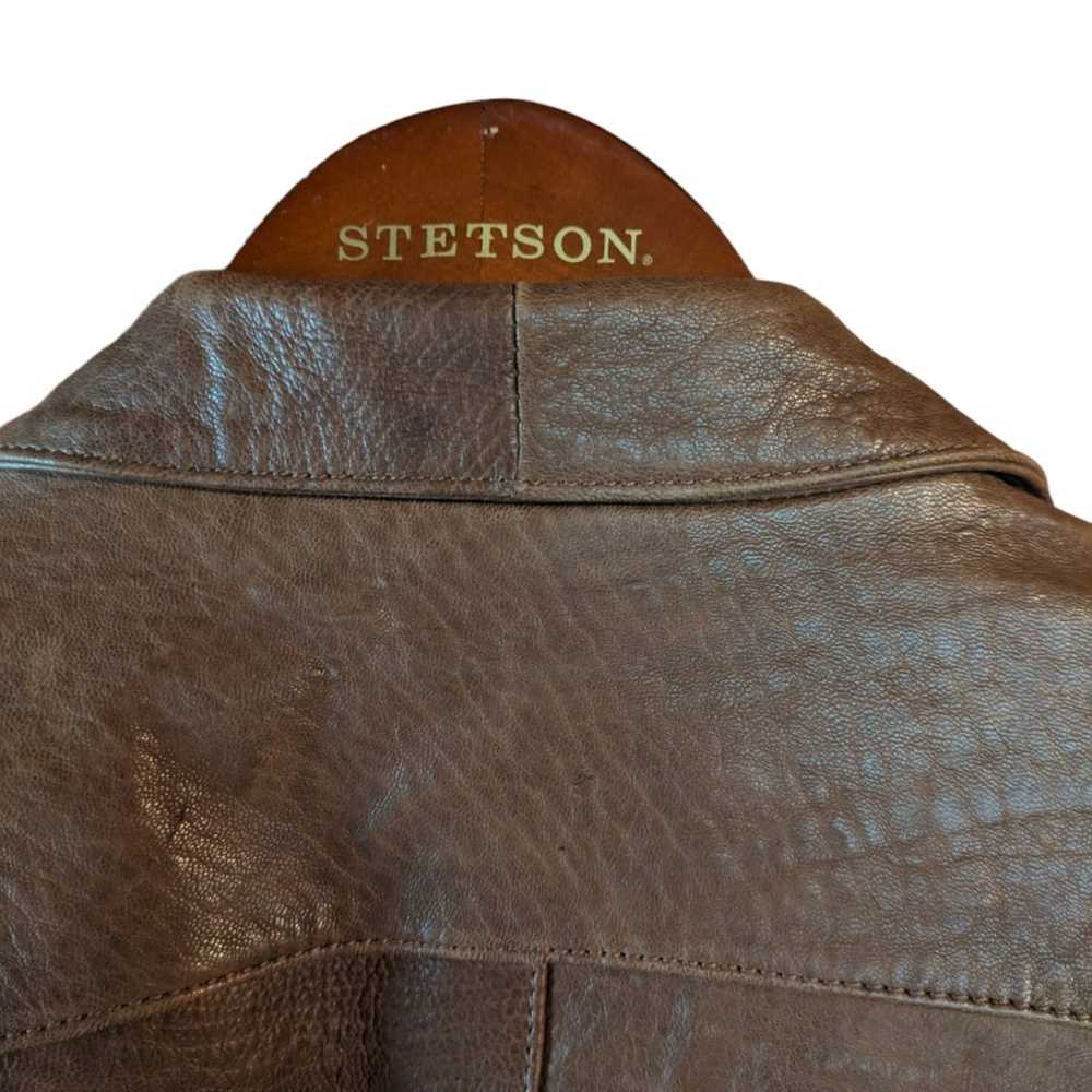 Vintage Berman's Men's Genuine Leather Jacket Bro… - image 8