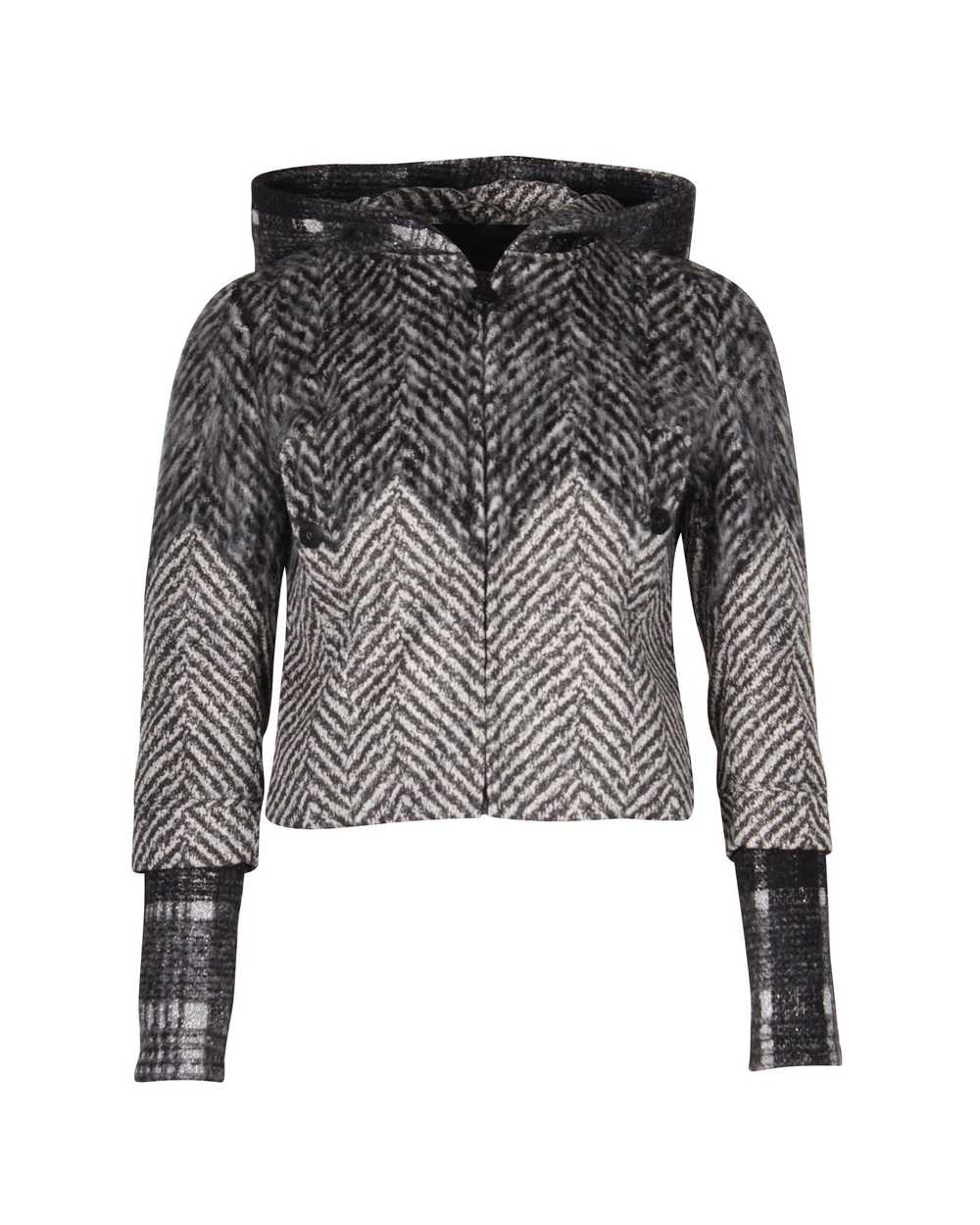 Product Details Chanel Chevron Hooded Jacket - image 7