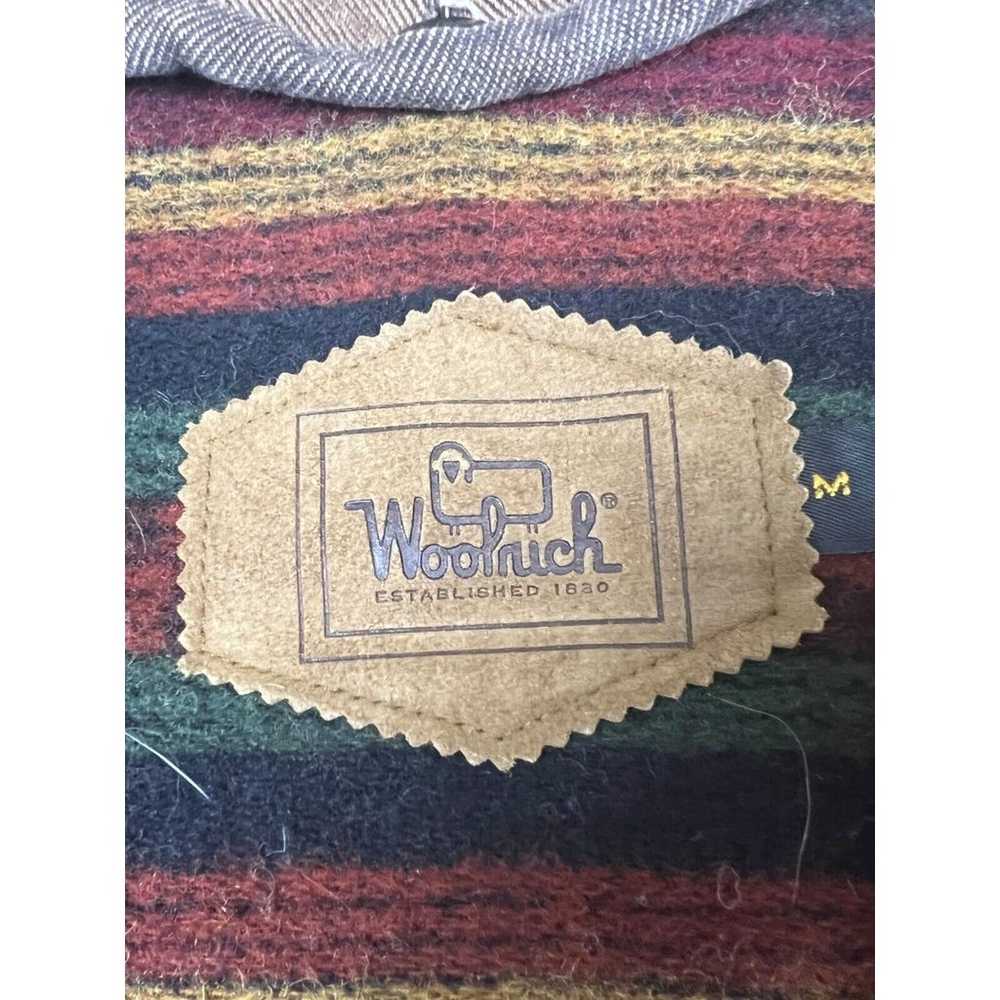 Vtg WOOLRICH Chore Coat 15186 Aztec Wool Lined De… - image 10