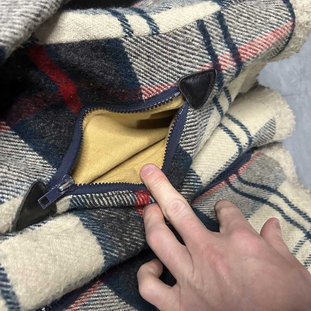 Vintage Woolrich Sherpa Lined Plaid Wool Coat Jac… - image 10