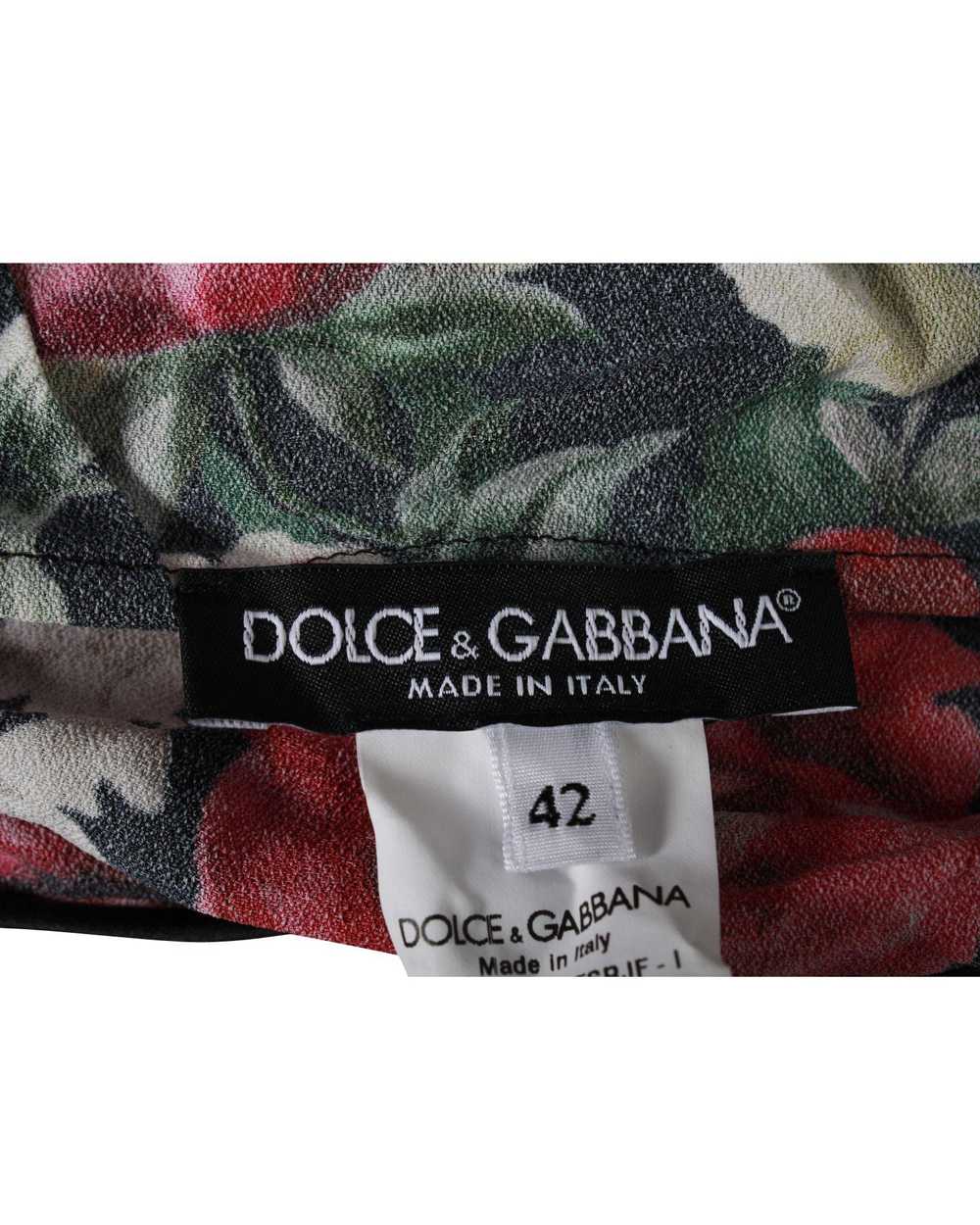 Product Details Dolce & Gabbana Floral Short Slee… - image 4