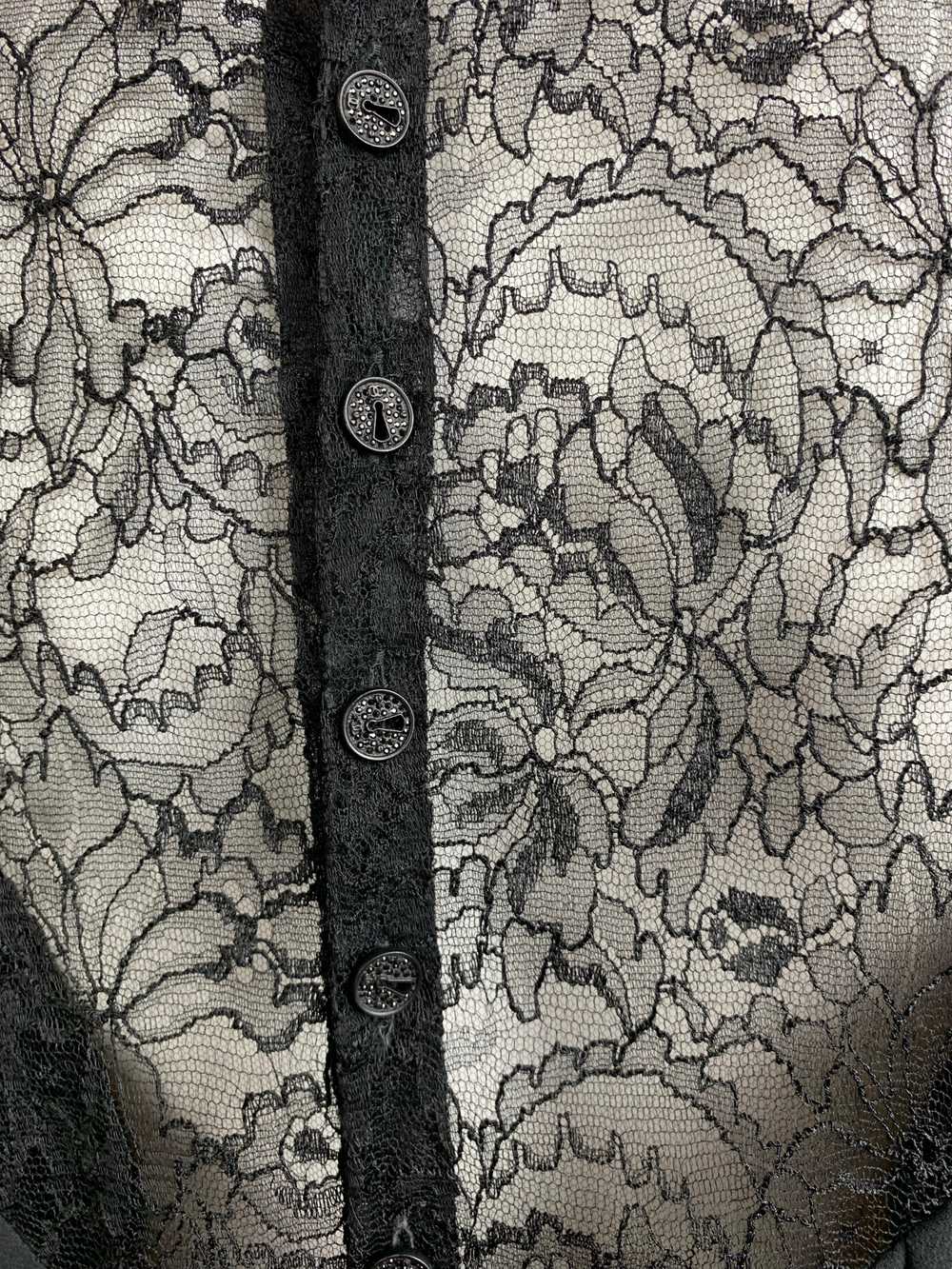 Chanel Vintage Lace Cocktail Dress - image 12