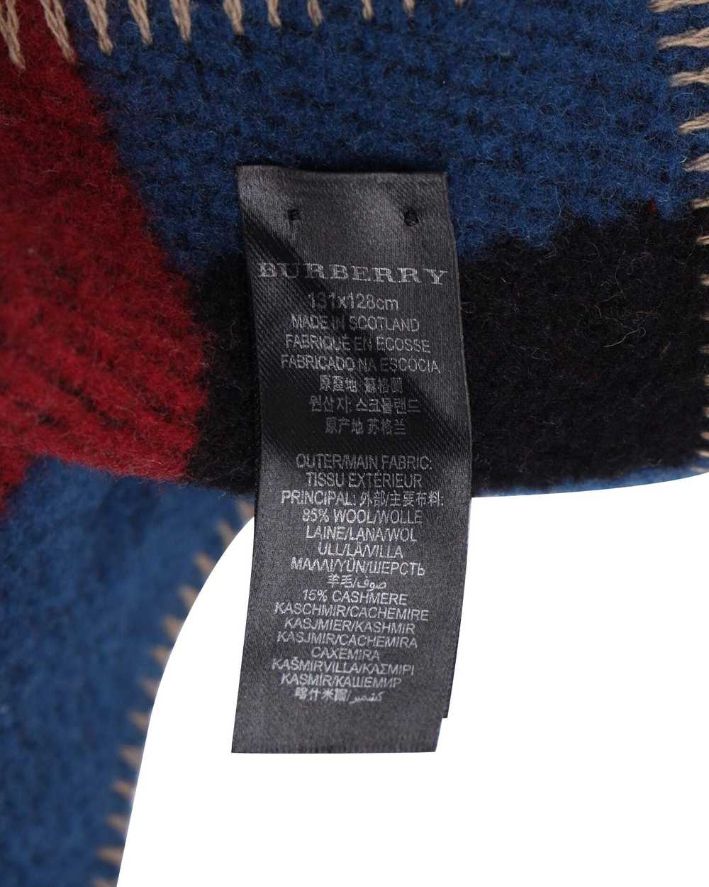 Product Details Burberry Color-Block Wool Cape - image 4