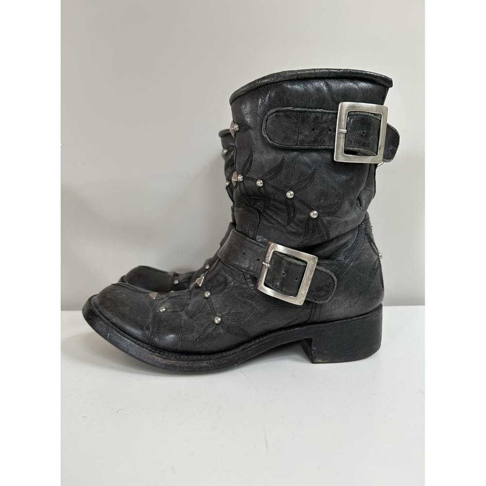 Mexicana Leather biker boots - image 2