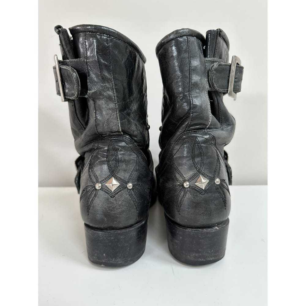 Mexicana Leather biker boots - image 3