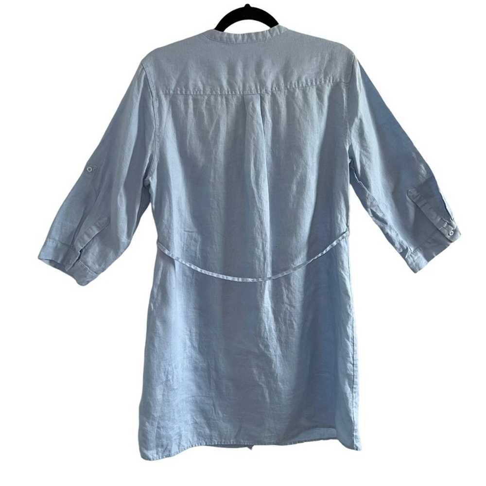 Malvin Linen Belted Shirt Dress XL - image 4