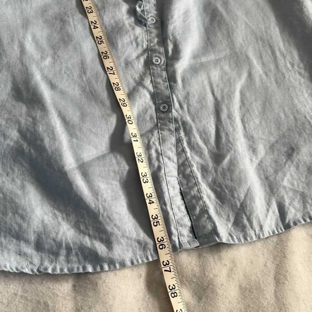 Malvin Linen Belted Shirt Dress XL - image 9