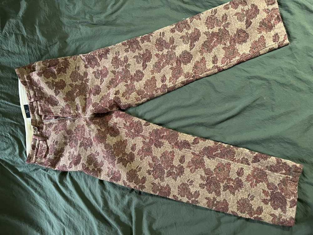 Y's × Ys (Yamamoto) Y’s floral couch pant - image 1