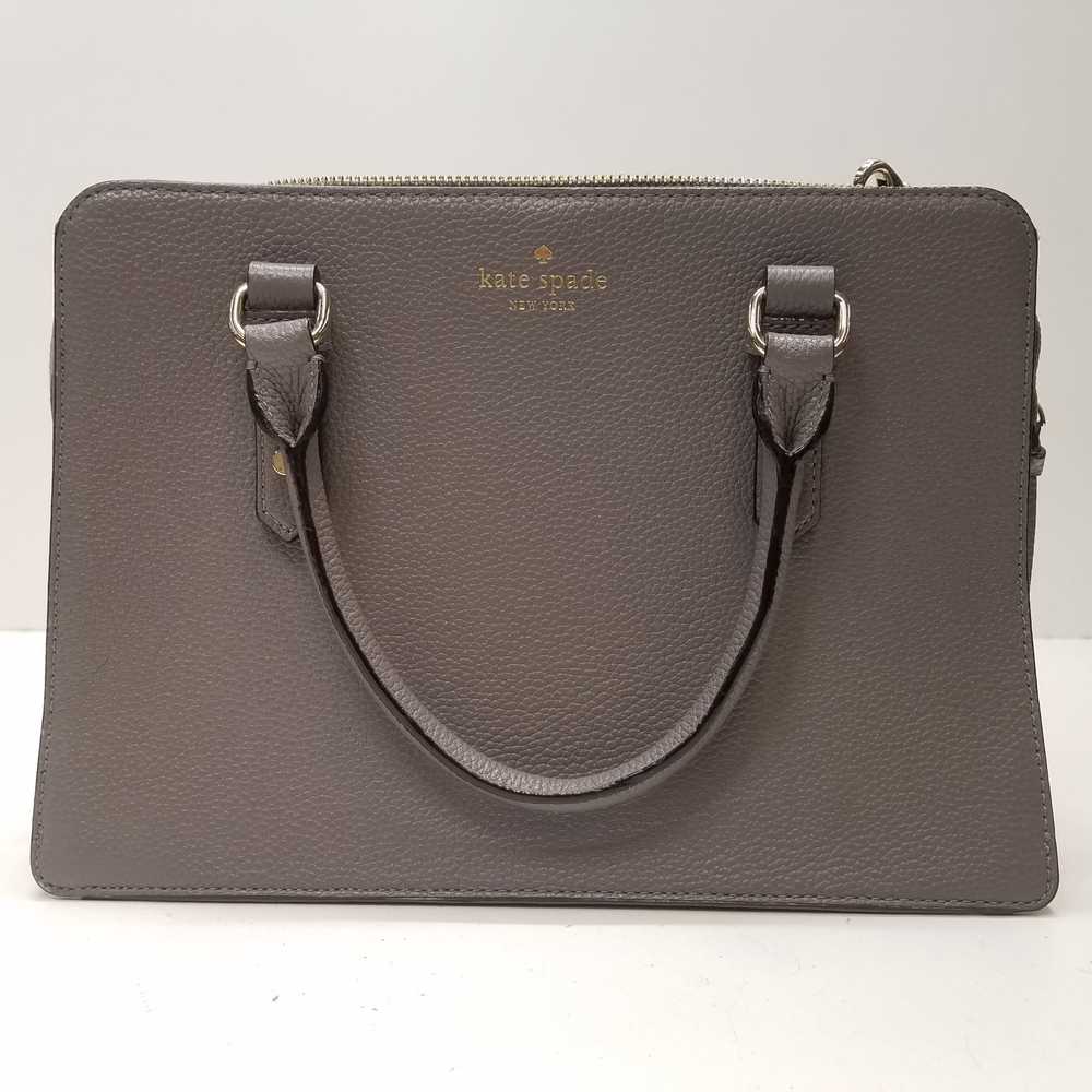 Kate Spade Leather Mulberry Street Lise Satchel G… - image 1