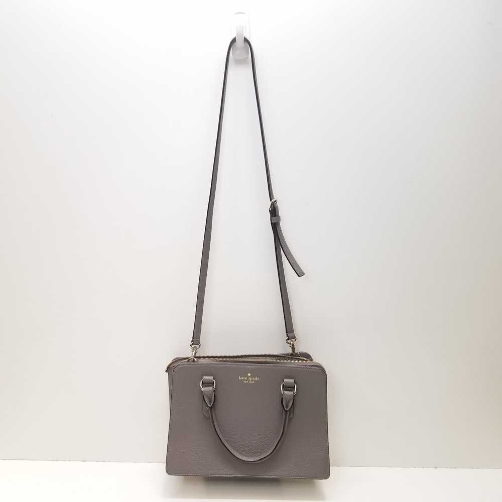Kate Spade Leather Mulberry Street Lise Satchel G… - image 6