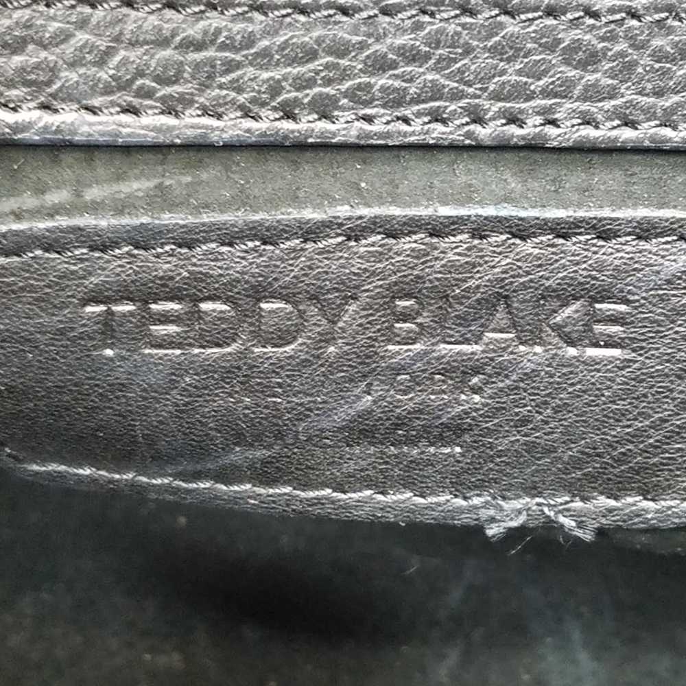 Teddy Blake Leather Suede Bella Satchel Black - image 6
