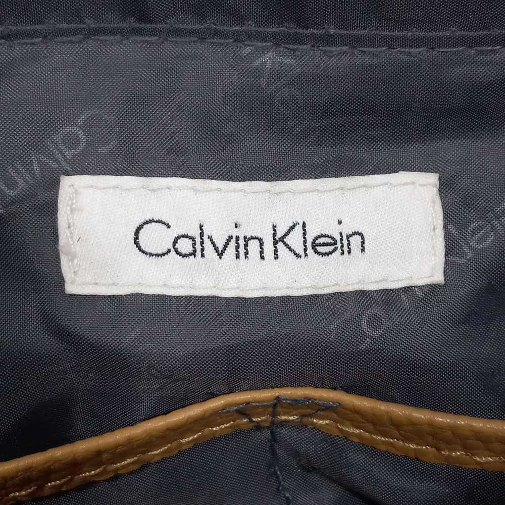 Calvin Klein Large Coated Canvas Brown Purse - image 5