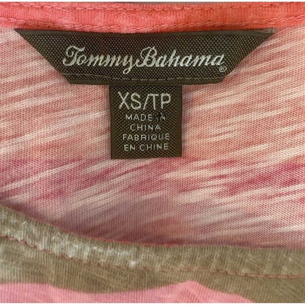 Tommy Bahama Sleeveless Scoop Neck Pink Striped C… - image 6