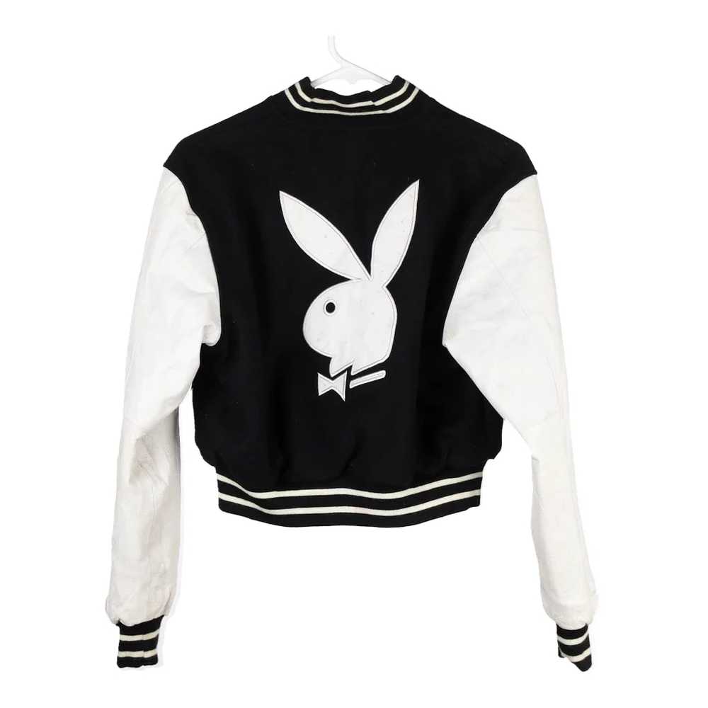 Cropped Playboy Reversible Varsity Jacket - Small… - image 2