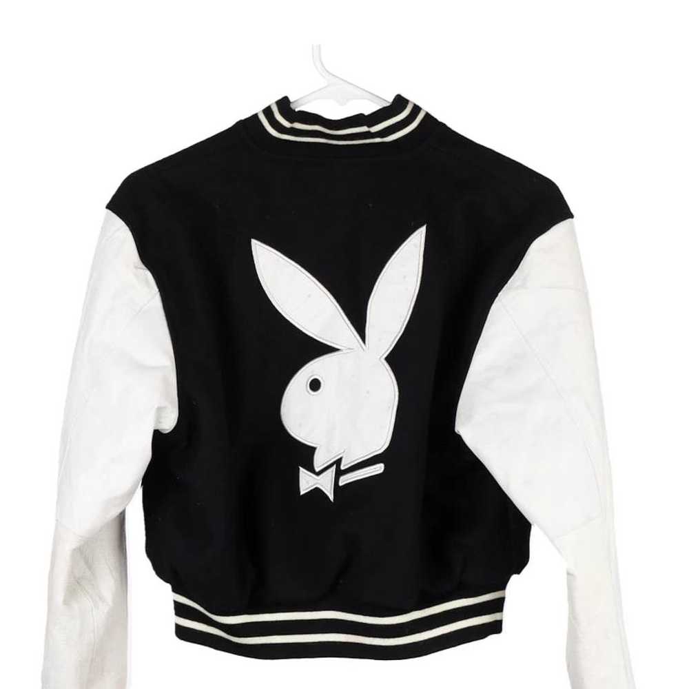 Cropped Playboy Reversible Varsity Jacket - Small… - image 5