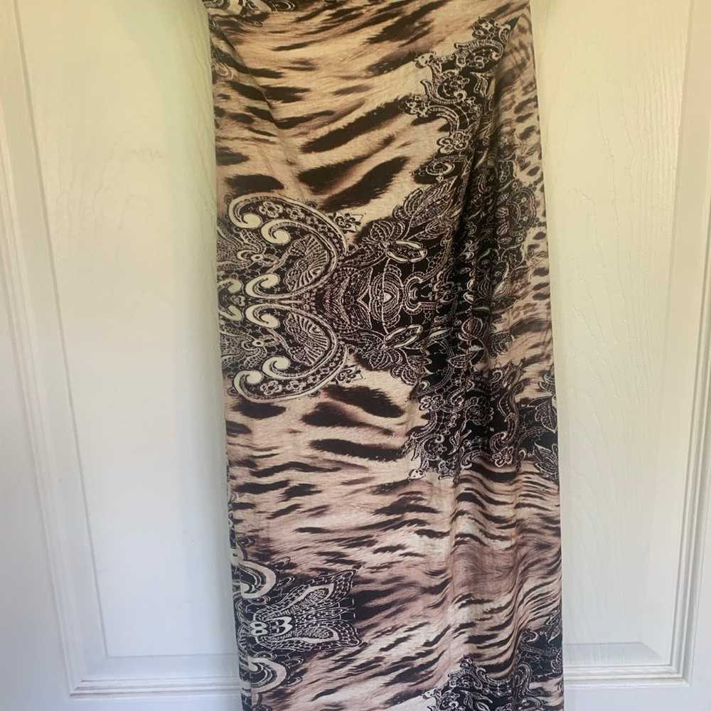 Venus leopard print halter Maxi Dress - image 4