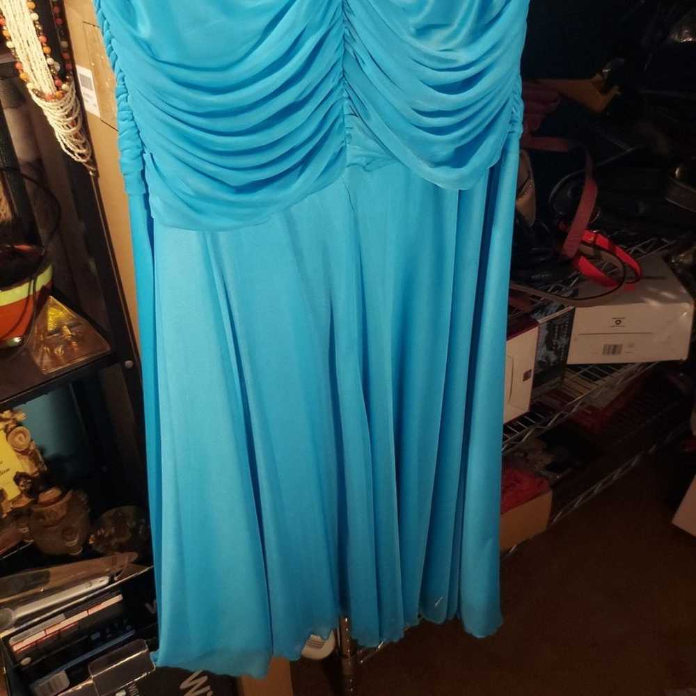 RORY Formal Blue Pleated Dress 2XL - image 2