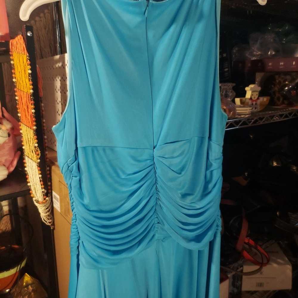 RORY Formal Blue Pleated Dress 2XL - image 4