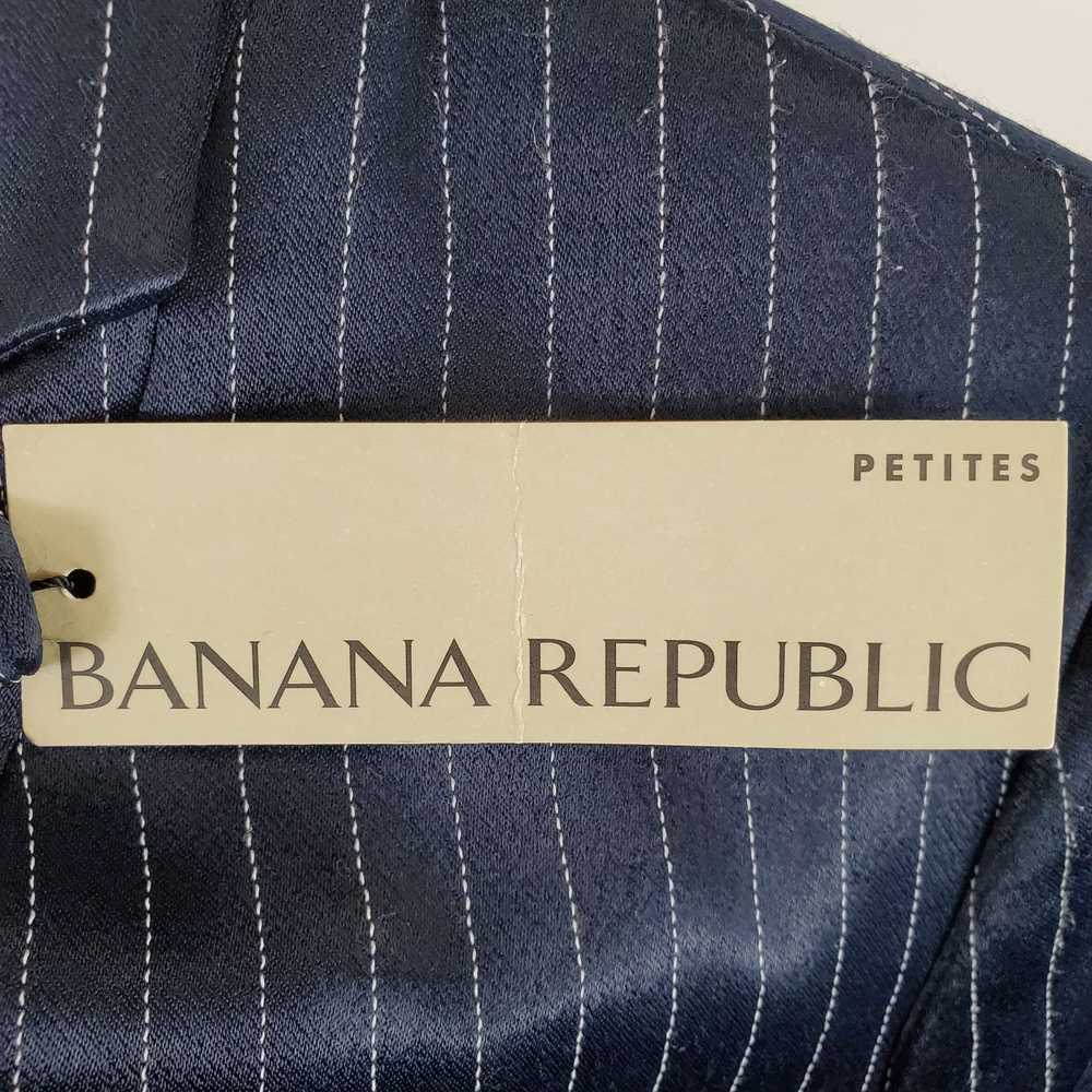 Banana Republic Women Blue Striped Blazer Sz 2P N… - image 5