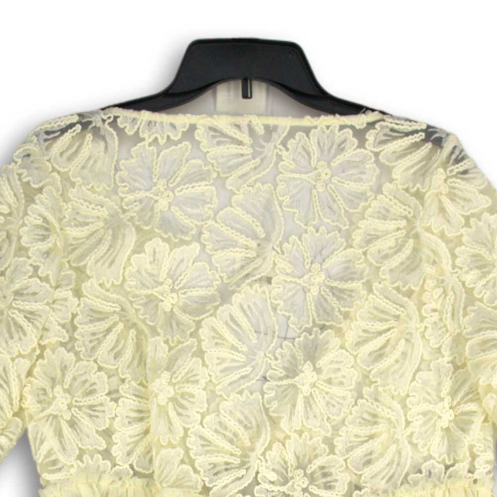 Free People NWT Womens White Lace Embroidered Bel… - image 4