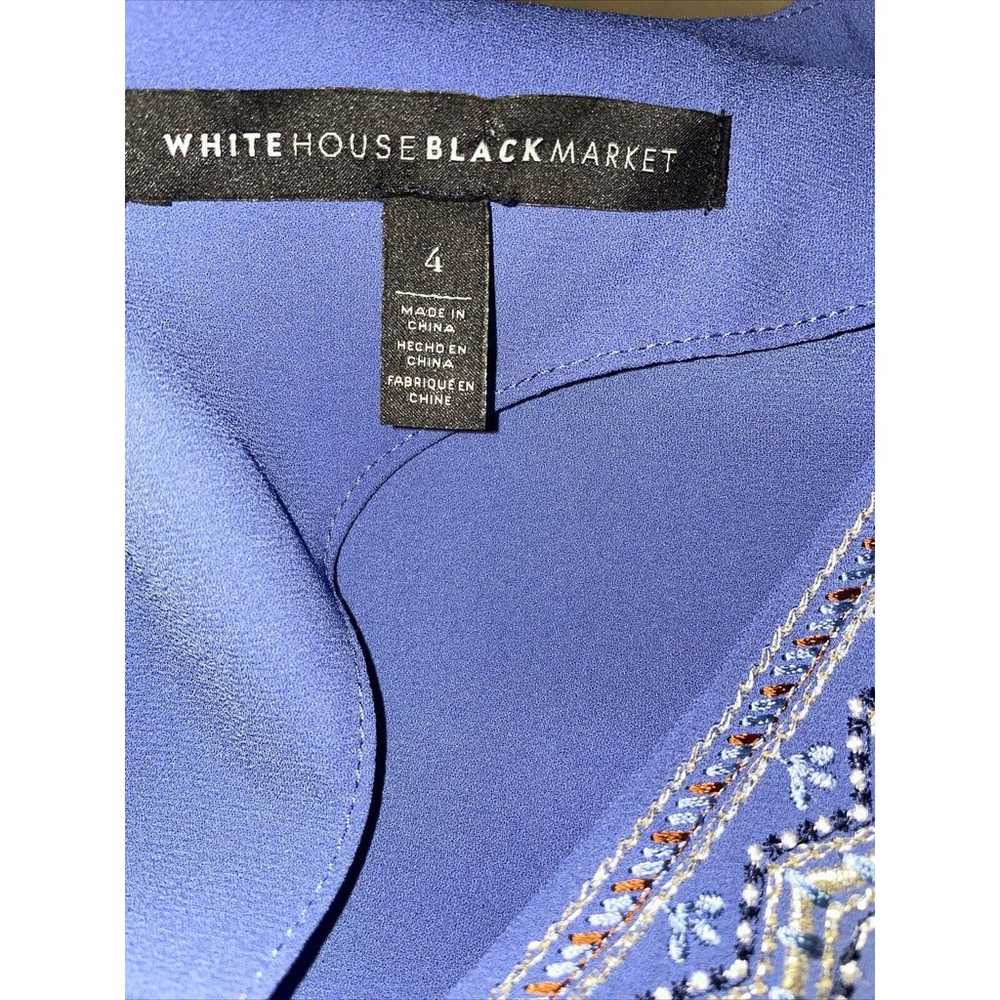 WHBM White House Ultramarine Blue Kimono Sleeves … - image 2