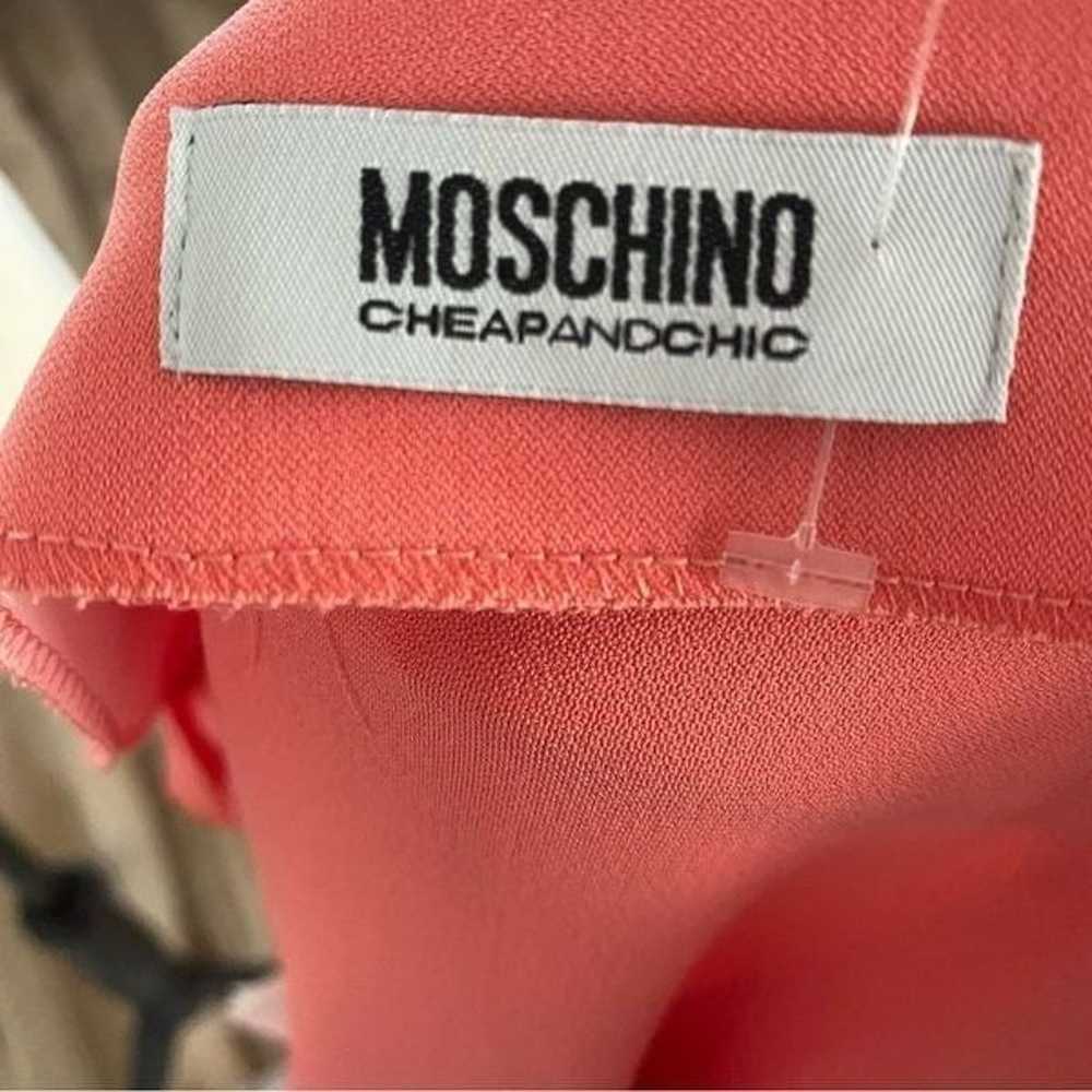 Moschino Cheap and Chic Coral Pink Bell Sleeve Sh… - image 4