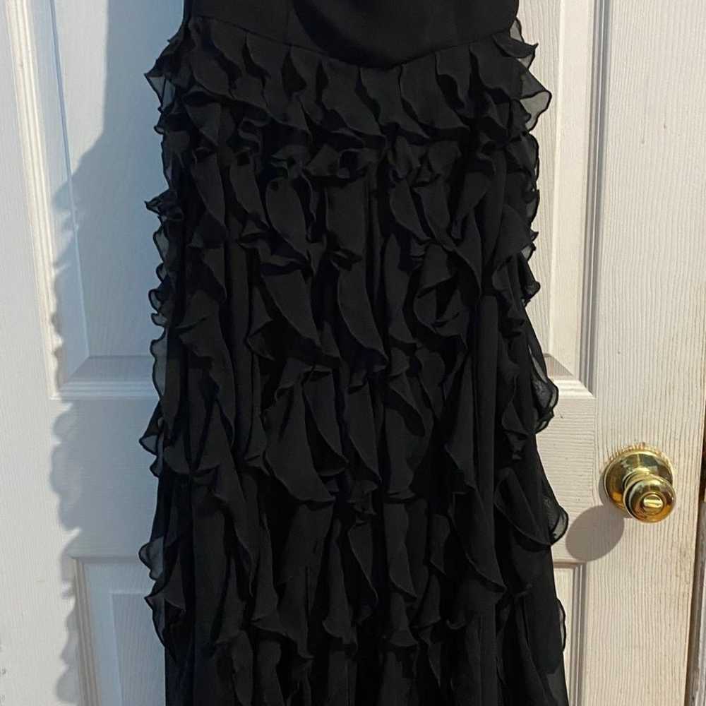 White House Black Market Tiered Waterfall Gown - image 3