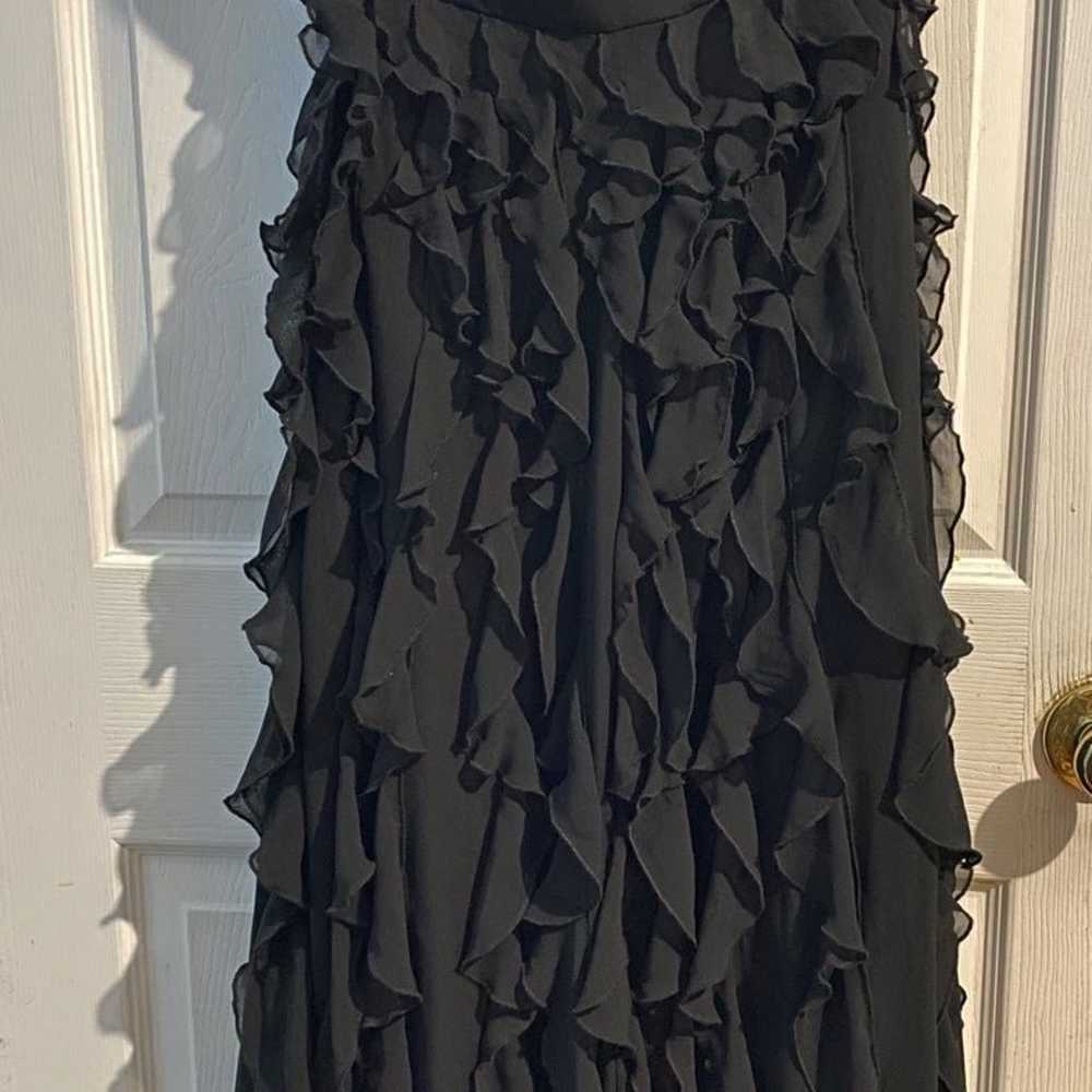 White House Black Market Tiered Waterfall Gown - image 4