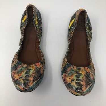 Lucky Brand Python Multi Color Print Flat Size 7.5 - image 1