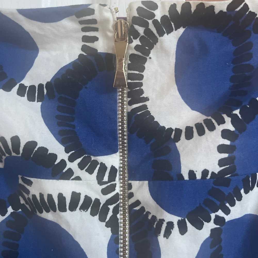 Kate Spade Dress Print /Blue/Black/white 12 - image 4