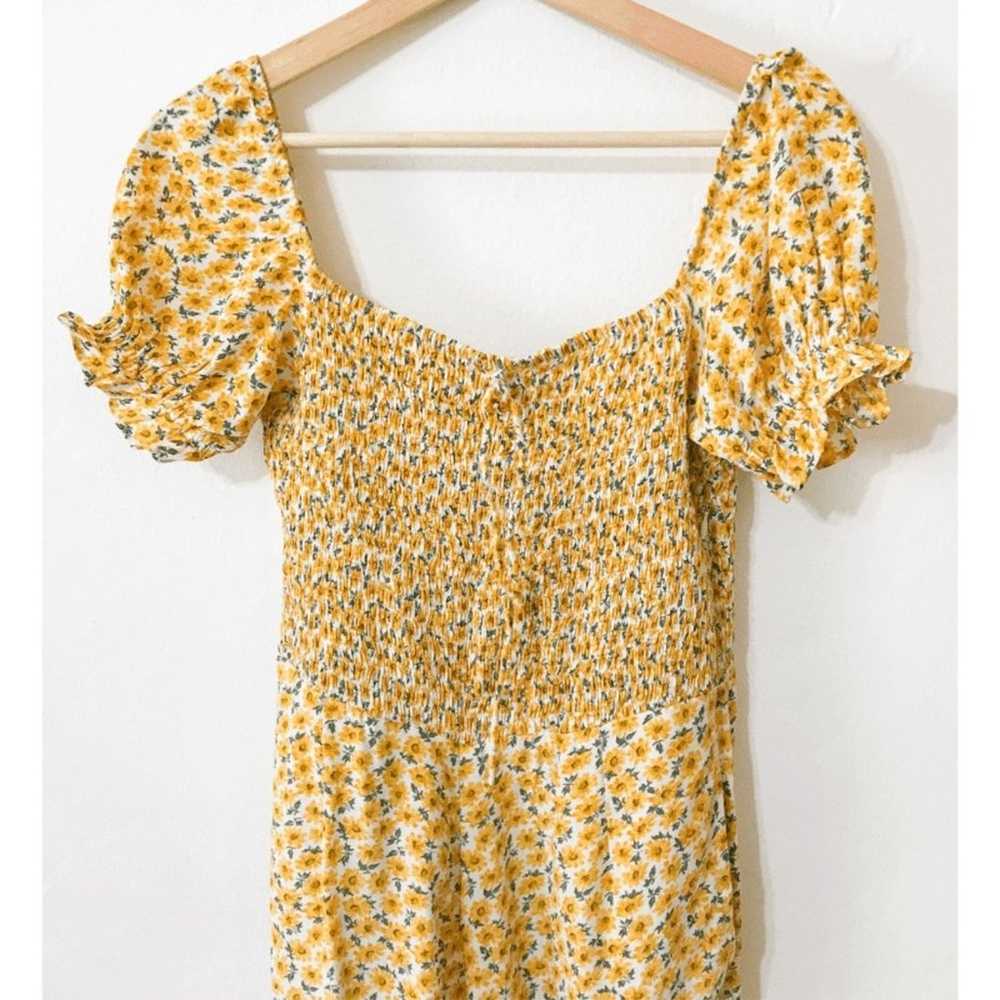 Anthropologie FaithFull The brand yellow floral s… - image 10