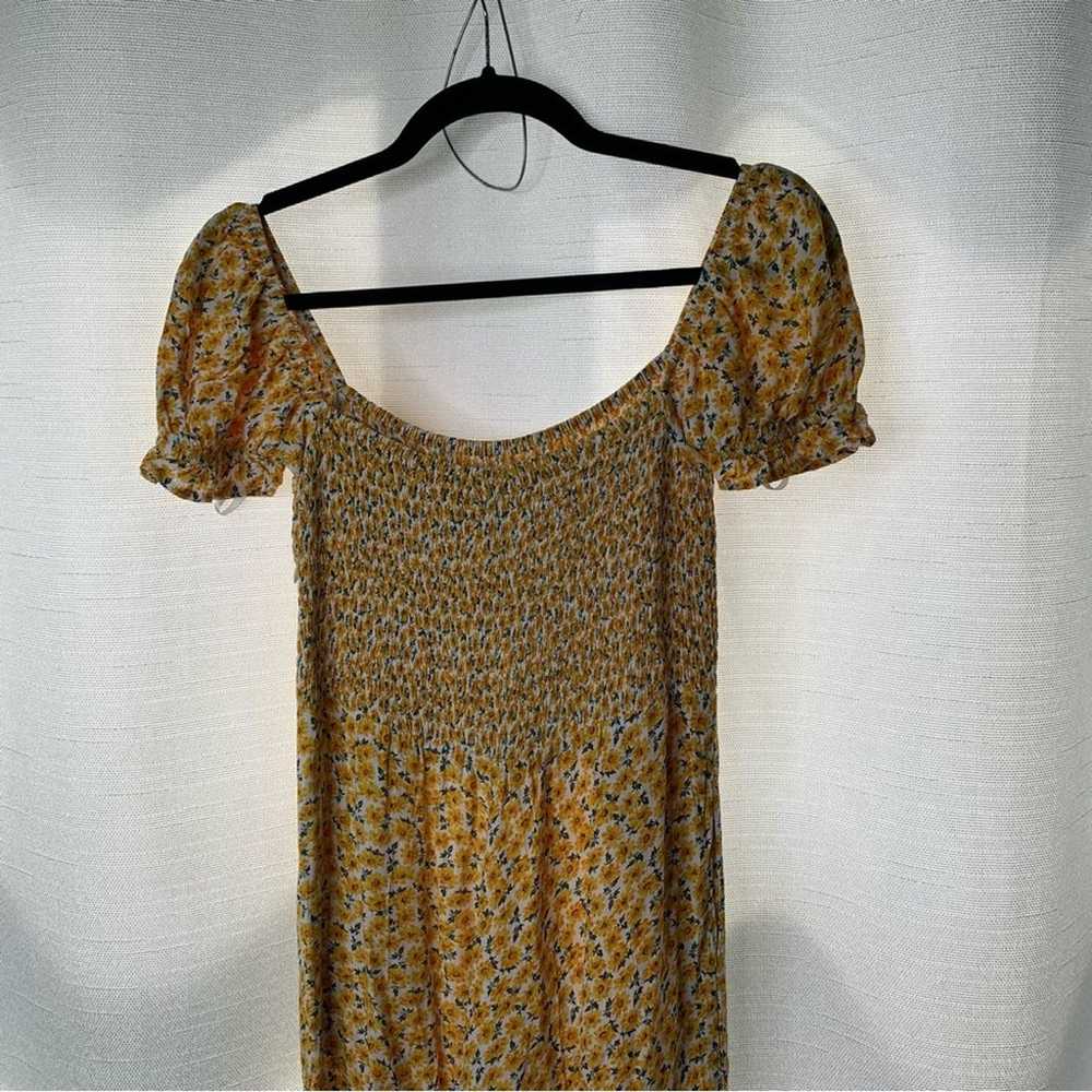 Anthropologie FaithFull The brand yellow floral s… - image 7