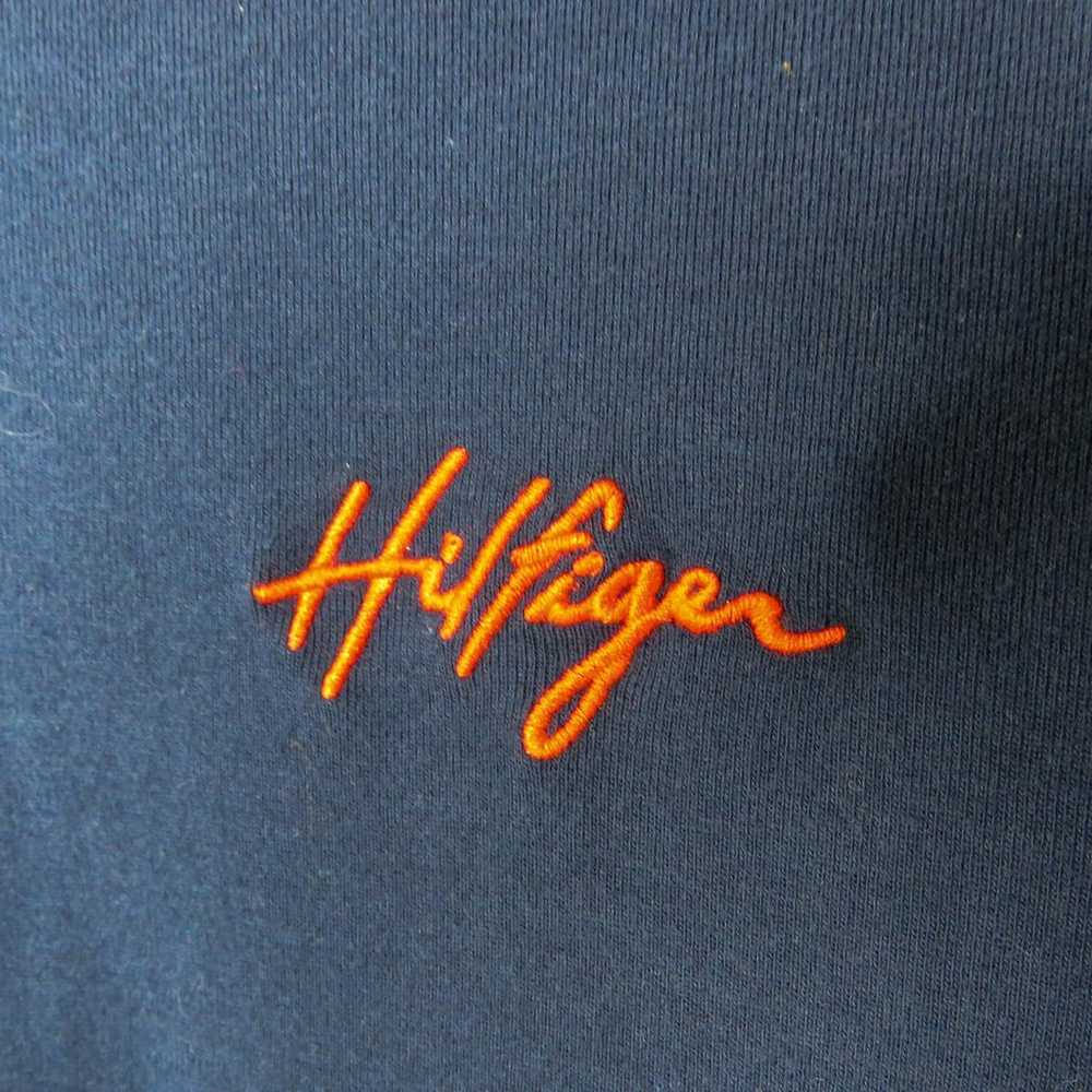 1990s Y2k Vintage Tommy Hilfiger Navy Embroidered… - image 7